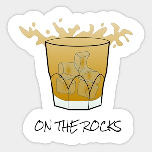 On the Rocks Sticker